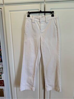 Talbots, size 4P, Wide Leg Jeans in White